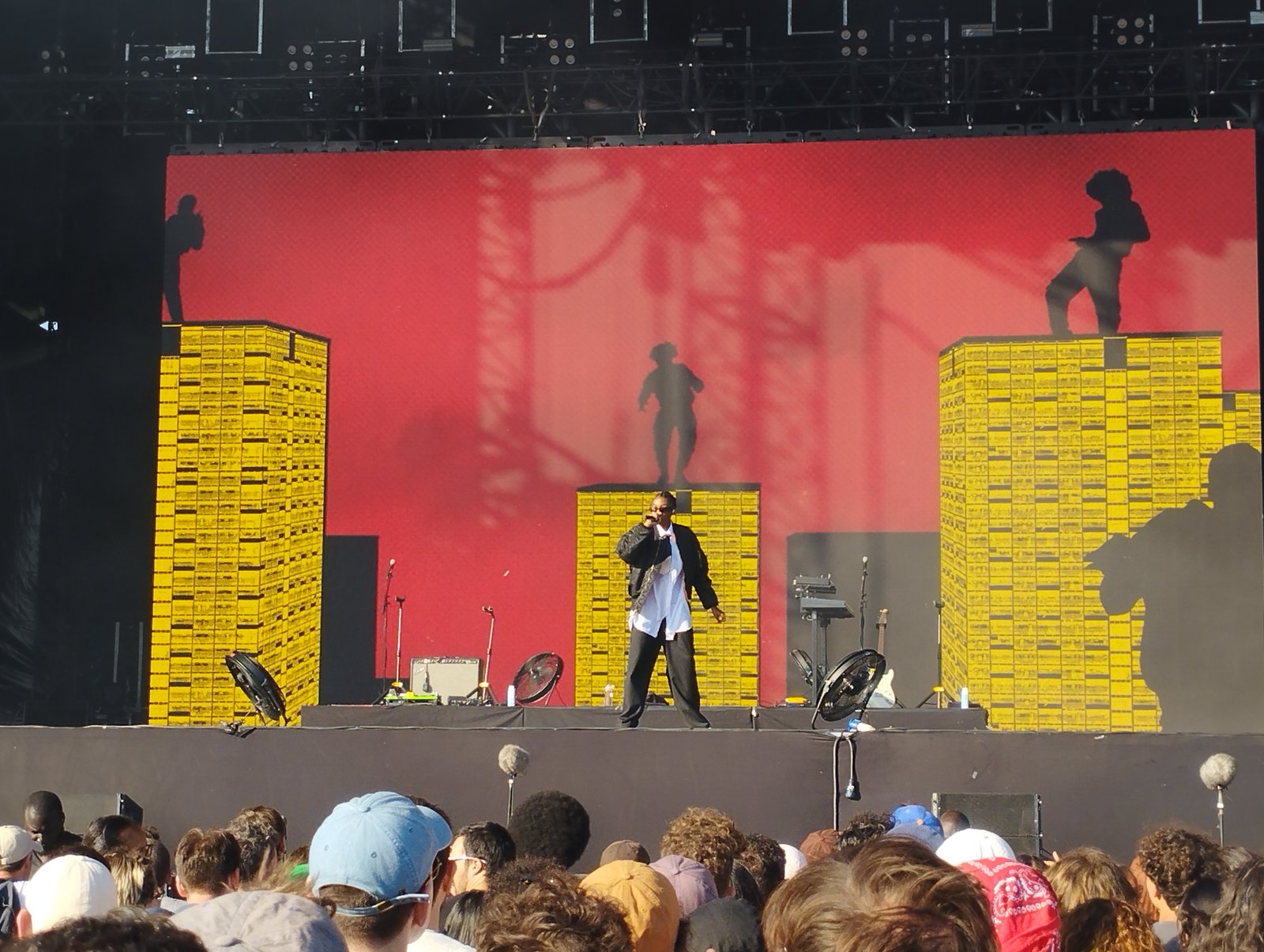 Little Simz performing live at a festival in 2023